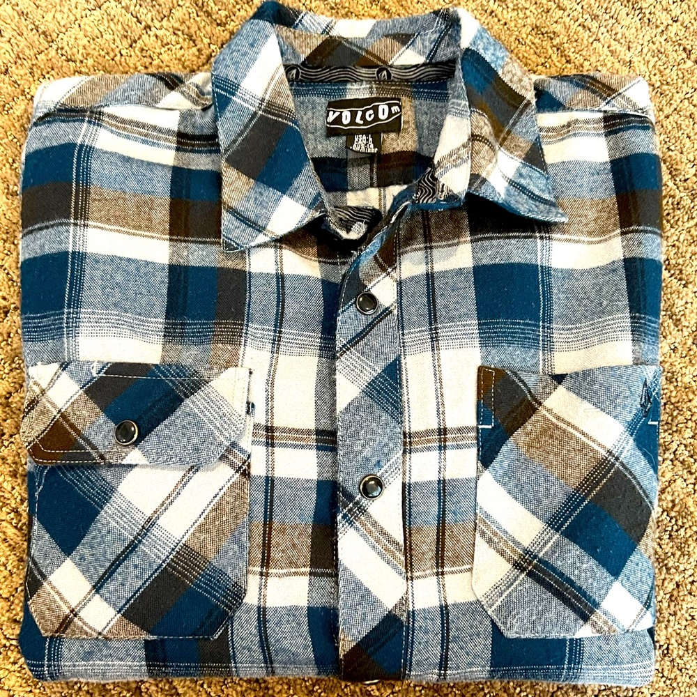 Boys Volcom - Top / Flannel - Size Large